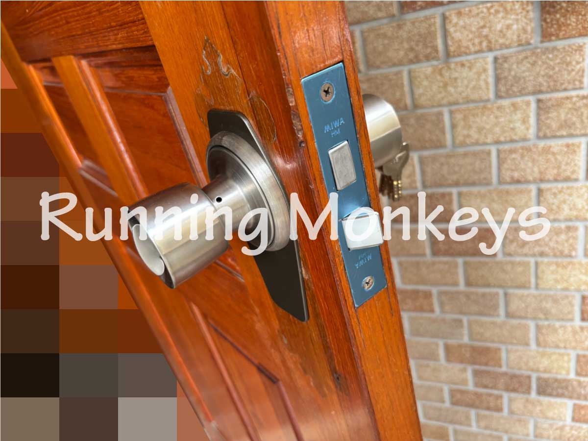 サムラッチ錠ドアノブ交換｜町田市原町田